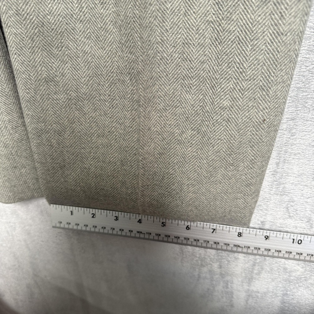 Lauren Ralph Lauren Pants Womens Petite 2P Gray Tweed Herringbone Lined Workwear - Picture 5 of 7